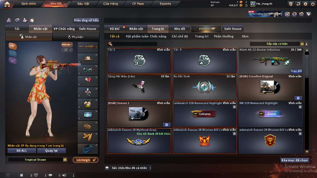 shop acc cf uy tin gia re